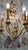 24K Gold-Plated Brass and Lead Crystal Chandelier, 1970s For Sale - Image 15 of 16