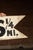 Vintage Painted "Cabins" Roadside Directional Arrow Sign For Sale - Image 4 of 7