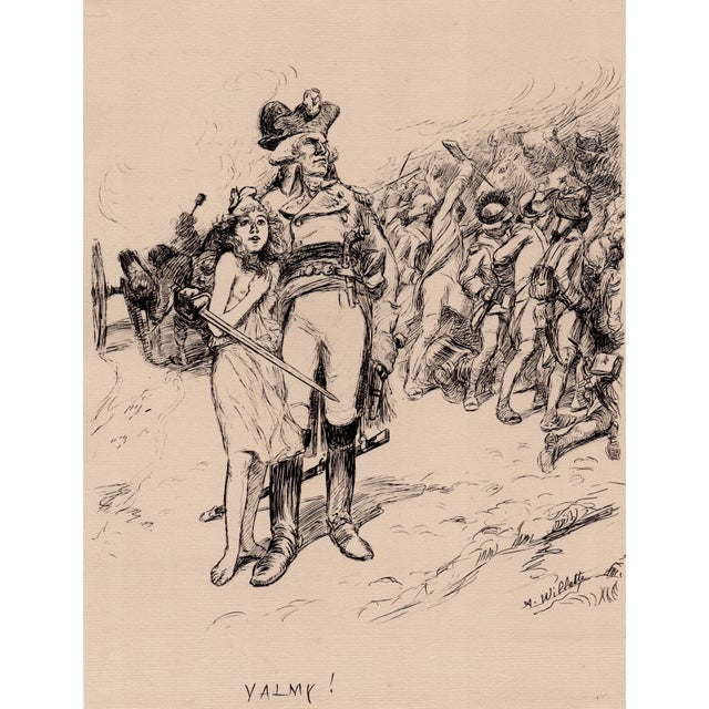 Adolphe Willette, Valmy!, Nude, 1899, Original Lithograph For Sale - Image 9 of 9