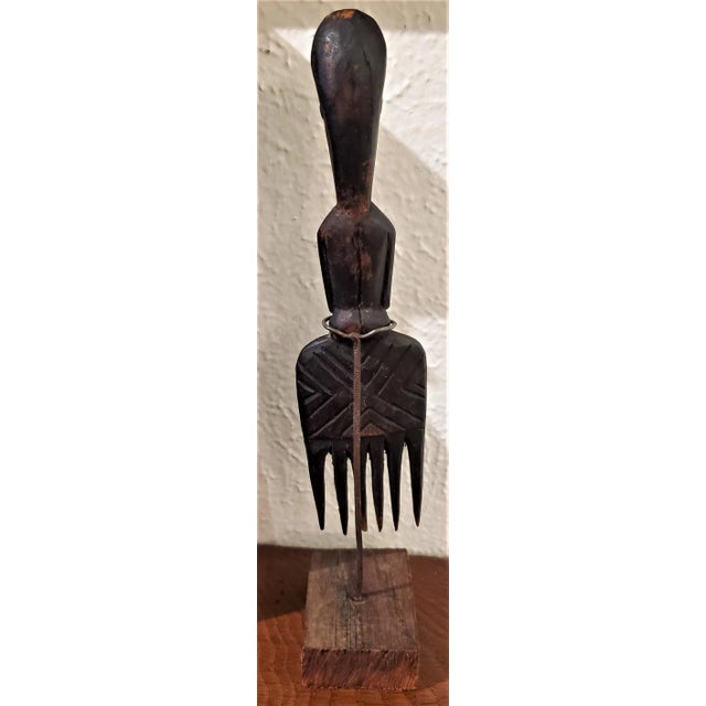 Vintage Luba Figural Hair Comb or Pick For Sale In Dallas - Image 6 of 11