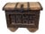 Small Vintage Carved Indian Wooden Chest, 1940s For Sale