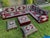 Burgundy Modular Floor Sofa With Ottoman, Turkish Kilim U-Shaped Set Majlis Floor Sofa Seating For Sale - Image 8 of 18