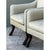 Olive Vintage Rose Tarlow Melrose House “Sabre Leg” Lounge Chairs - A Pair For Sale - Image 8 of 12