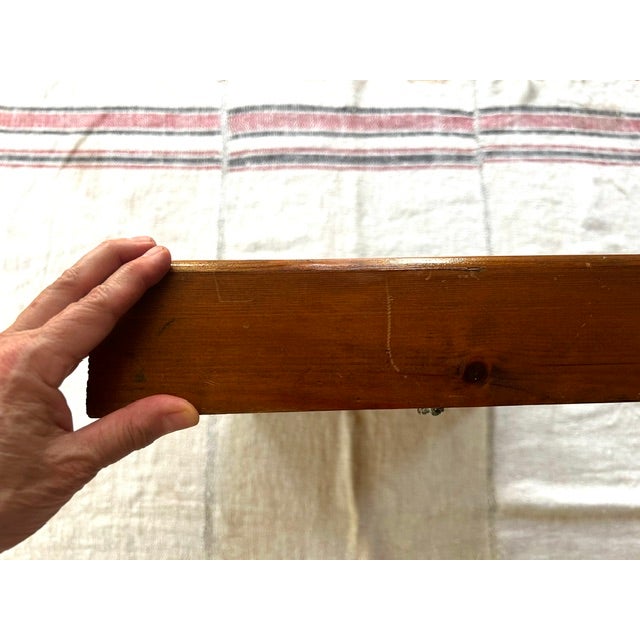 1950s Vintage Wimbledon/British Tennis Memorabilia Wood Shadow Box For Sale - Image 5 of 9
