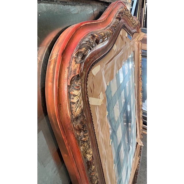 Mid 19th Century 19th Century French Louis Philippe Giltwood Mirror For Sale - Image 5 of 15
