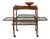 French Walnut Trolly Cart Display Lift Off Serving Tray Dessert Stand Side Table For Sale