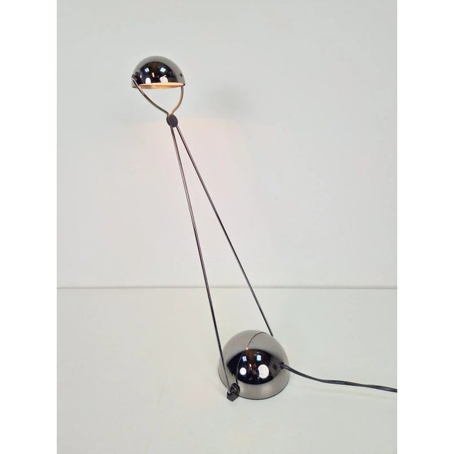 Vintage Silver Meridiana Desk Lamp by Paolo Piva for Stefano Cevoli, 1980s For Sale - Image 6 of 8