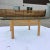 Late 20th Century Contemporary Ethan Allen Birch Base Thick Glass Top Coffee Table For Sale In Denver - Image 6 of 13