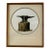 Vintage Framed Anvil Reproduction Print Blacksmith Tool Illustration in Wood Frame For Sale