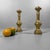 Metal Japanese Buddhist Altar Candlesticks, 1980, Set of 2 For Sale - Image 7 of 12