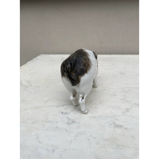 German Porcelain Pig Circa 1900 For Sale - Image 4 of 6