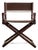 1970's McGuire Director's X-Chair in Leather For Sale