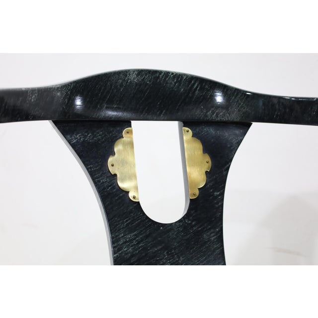 Century Furniture Century Furniture Yoke Back Side Chair With Brass Mounts For Sale - Image 4 of 11