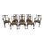 Set of 8 Craftique Ball & Claw Mahogany Dining Room Chairs For Sale