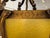 Gothic Revival Style Gilt Metal + Amber Glass Lantern Pendant, Vintage For Sale - Image 10 of 12