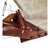 Late 20th Century Large Handcrafted Wooden Three-Masted Sailing Ship Model With Cloth Sails For Sale - Image 5 of 12