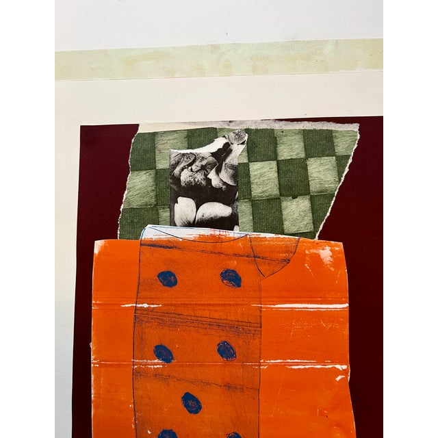 2020s Vitality of Color and Water, Original Collage For Sale - Image 5 of 6