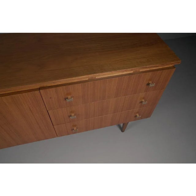 Walnut Veneer Sideboard, 1970s For Sale - Image 10 of 13