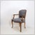 Louis XV Style Lounge Chair in Mouse Grey Felt Fabric For Sale - Image 15 of 15
