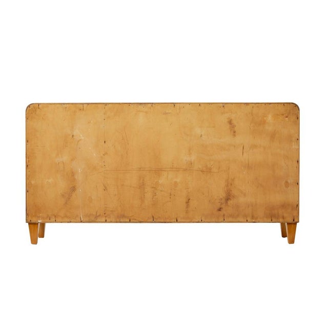 1950s Mid-Century Swedish Elm and Burr Bookcase, 1950s For Sale - Image 5 of 9