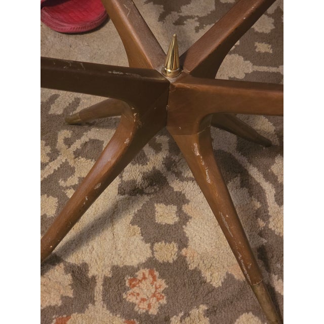 1960s Mid-Century Modern Atlas Pacific Travertine Accent Table - Made in Japan For Sale - Image 11 of 14