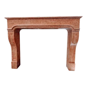 Italian Rosa Verona Marble Fireplace Surround
