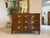 Baroque walnut chest of drawers with fruitwood marquetry, dated circa 1800. Dimensions: Height x Width x Depth 93 x 138 x...