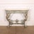 Really funky early 19th century Italian carved pine console table with a 1.5-inch thick faux marble top. 1820. This piece...
