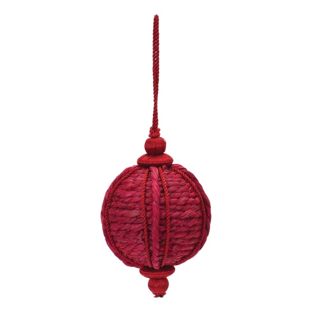 Jute Onion Ornament (Set of 6) For Sale
