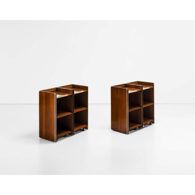 Bedside Tables by Afra and Tobia Scarpa for Malato, 1970s, Set of 2, in Flawless conditions. Designed 1970 to 1979 I have...