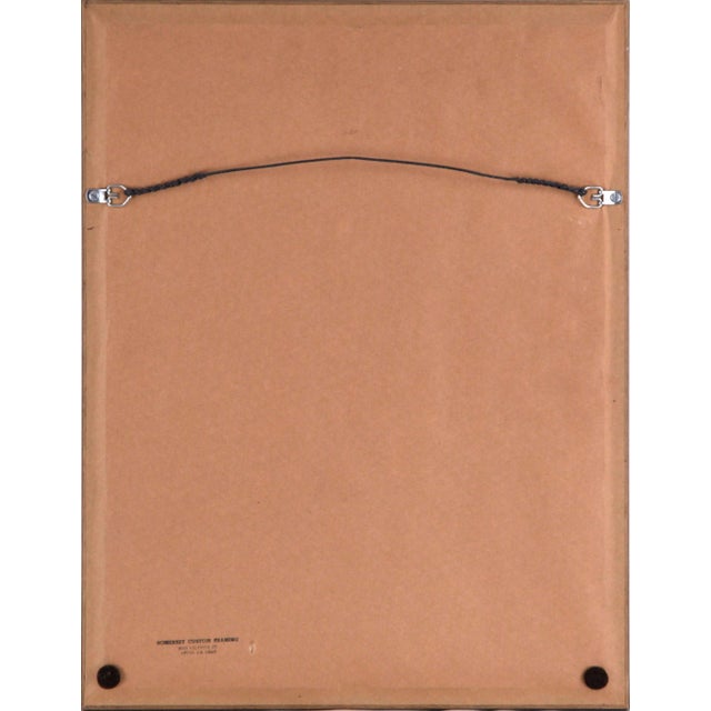 Brown "Children's Park" Vintage Landscape Etching, Artist's Proof For Sale - Image 8 of 8