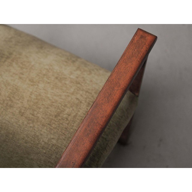 Wood Modern Wooden Armchair, France, 1950 For Sale - Image 7 of 18