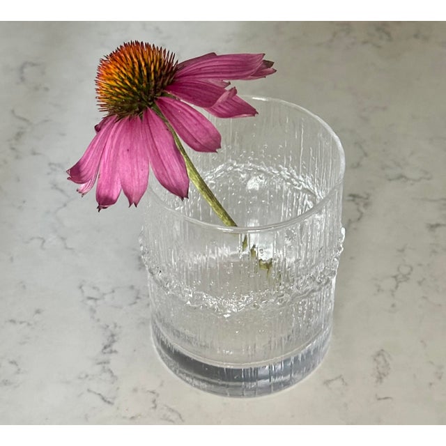 1980s 1980s Mid Century Modern Tapio Wirkkala Niva Lowball Whiskey Glasses Iittala Finland - Set of 3 For Sale - Image 5 of 5