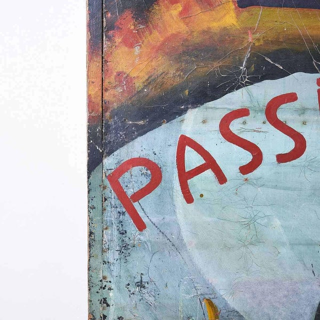 Vintage Red Devil Art Panels, Set of 3 For Sale - Image 5 of 15