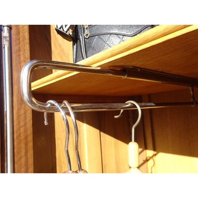 Louis XIII Walnut Wardrobe, 1960s For Sale - Image 11 of 18