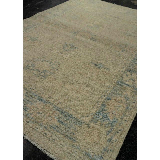 Textile Oushak Rug 3'3" x 4'10" #21357 For Sale - Image 7 of 8