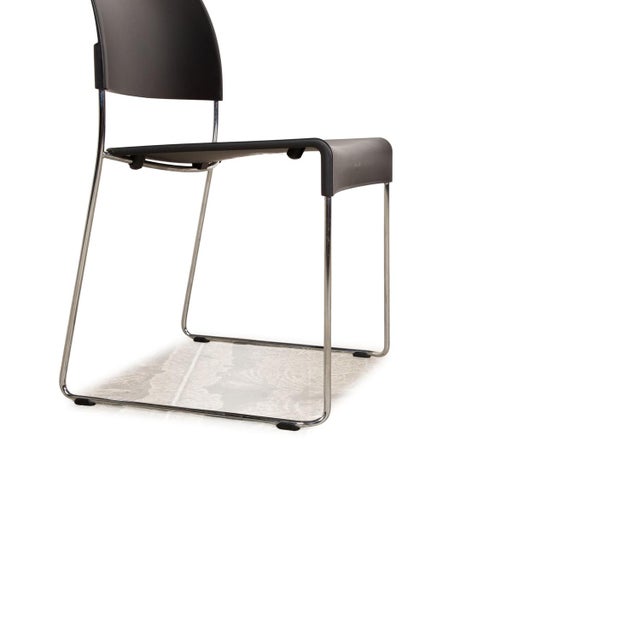 Sim Plastic Chairs from Vitra, Set of 6 For Sale - Image 6 of 11