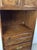 Vintage Campaign Style Oak Wall Unit With Brass Hardware For Sale In Philadelphia - Image 6 of 17