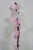 Pink 4 Mid Century Pink Glass Cherry Blossom Flower Arrangement Stems 19" For Sale - Image 8 of 8