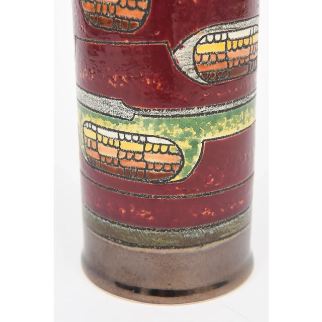 Ceramic Abstract Glazed Ceramic Object Decanter by Vega, 1970's For Sale - Image 7 of 12