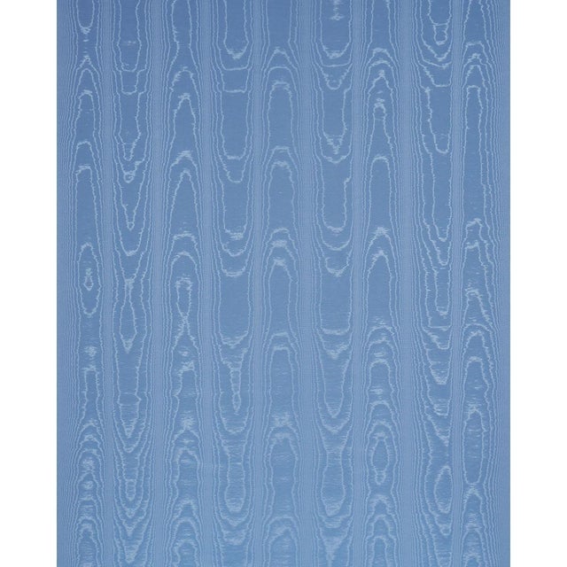 Created in collaboration with interior designer Mark D. Sikes, Washington MoirÈ features a subtle watery stripe, a...