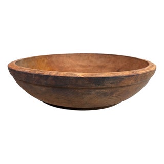 Japanese Wooden Kibachi Dough Bowl, 1959 For Sale