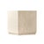 Stone Four Hands Oakland Square Outdoor End Table - Outdoor Cream Marble For Sale - Image 7 of 9