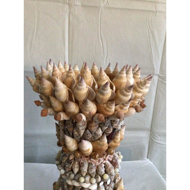 Contemporary 2020 Handmade Shell Vase For Sale - Image 3 of 9