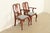 Henkel Harris Henkel Harris Queen Anne Solid Cherry Wood Armchairs, Pair For Sale - Image 4 of 13