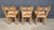 Vintage Brutalist Chairs in Oak and Wicker, 1960s, Set of 6 For Sale - Image 4 of 14