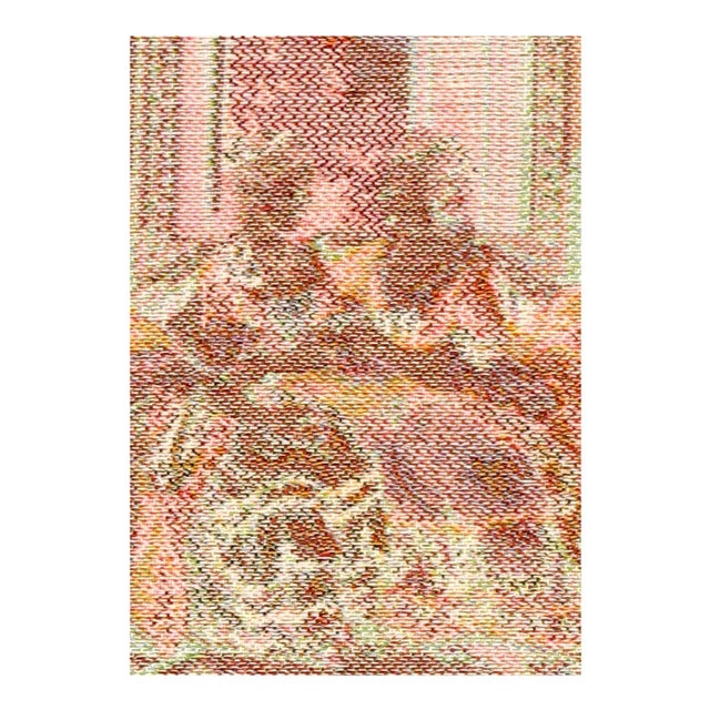 Italian Vintage Romantic Landscape Tapestry For Sale - Image 3 of 4