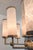Modern Jean-Louis Denoit for Baker Modern Satin Brass and Alabaster Sodalite Chandelier For Sale - Image 3 of 5