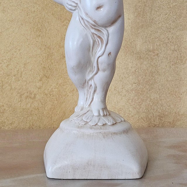 1960s Arnel’s Ceramic Cherub Pedestal Compote Bowl, Canby Oregon For Sale In Washington DC - Image 6 of 18