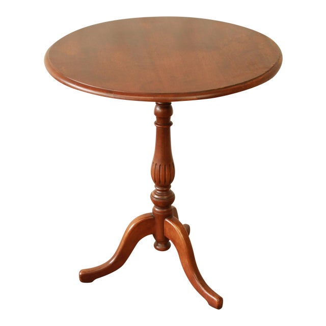 Stickley Brothers Quaint American Mahogany Tilt Top Side Table Chairish